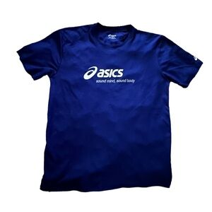 ASICS men’s size S/P shirt blue